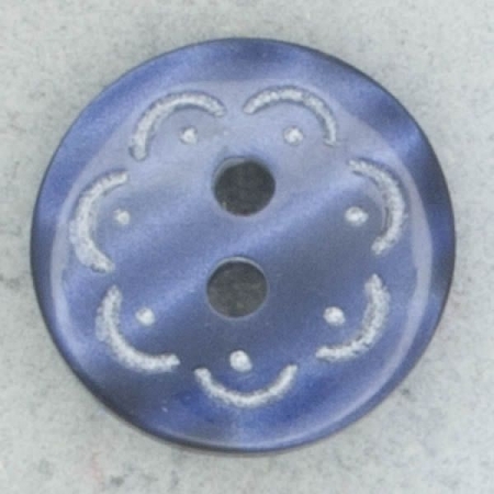 Ref002249 Botón Redondo en color azul marino