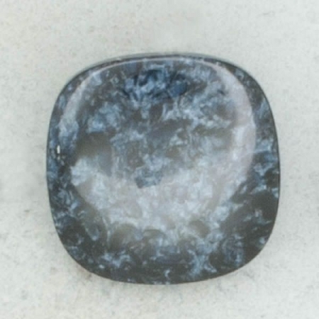 Ref002302 Botón cuadrado en color azul marino