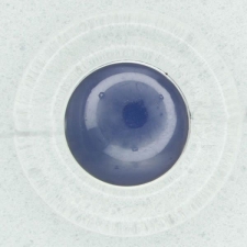 Ref002338 Botón Redondo en colores azul marino y  transparente