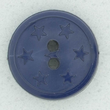 Ref002362 Botón Redondo en color azul marino