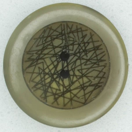 Ref002374 Botón Redondo en colores verde y  marron