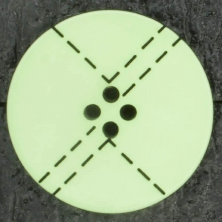 Ref002386 Botón Redondo en colores verde y  negro