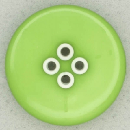 Ref002422 Bot&oacute;n Redondo en colores verde y  blanco