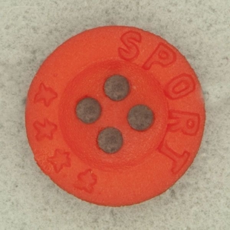 Ref000248 Botón Redondo en color rojo