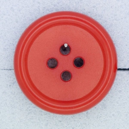 Ref000250 Botón Redondo en colores rojo y  naranja