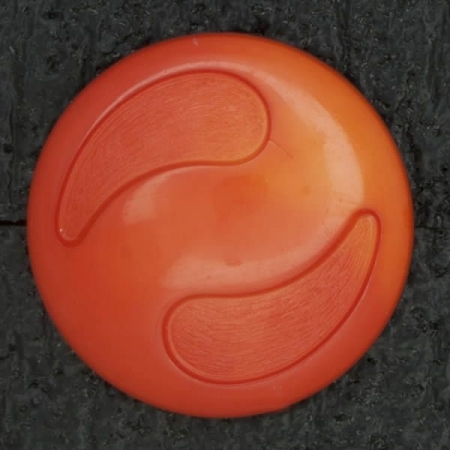 Ref002805 Botón Redondo en color naranja