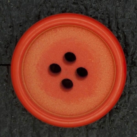 Ref002961 Botón Redondo en colores naranja y rojo
