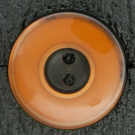 Ref002962 Botón Redondo en colores naranja y negro