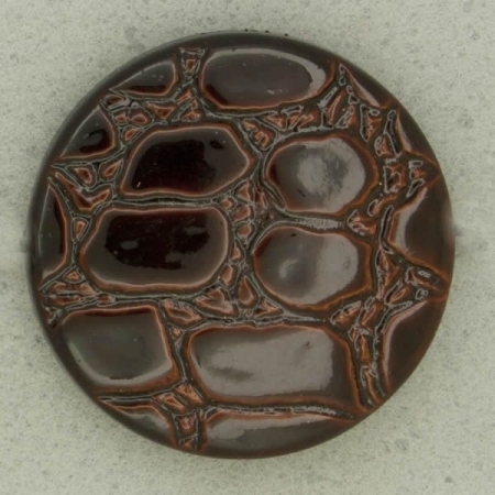 Ref002995 Botón Redondo en color marron