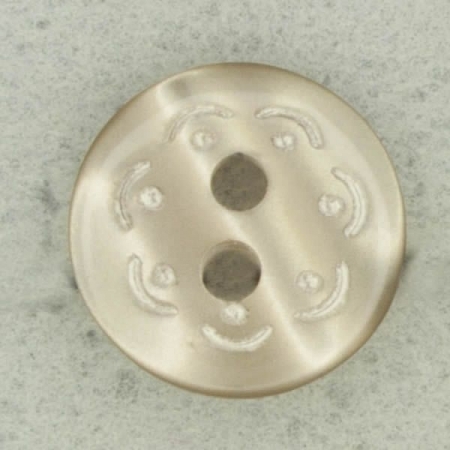 Ref003010 Botón Redondo en color marron