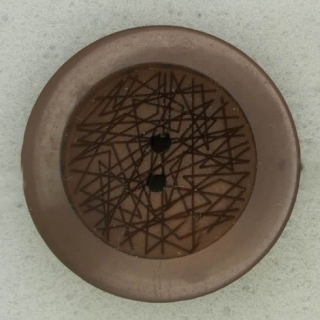 Ref003043 Botón Redondo en color marron