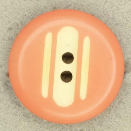 Ref003551 Botón Redondo en colores rosa y  blanco