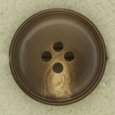 Ref004021 Botón Redondo en color marrón