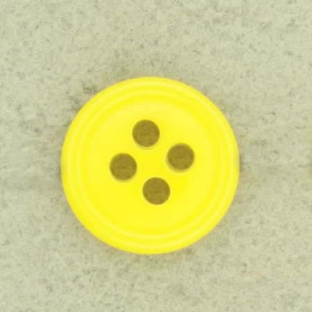Ref004069 Botón Redondo en color amarillo